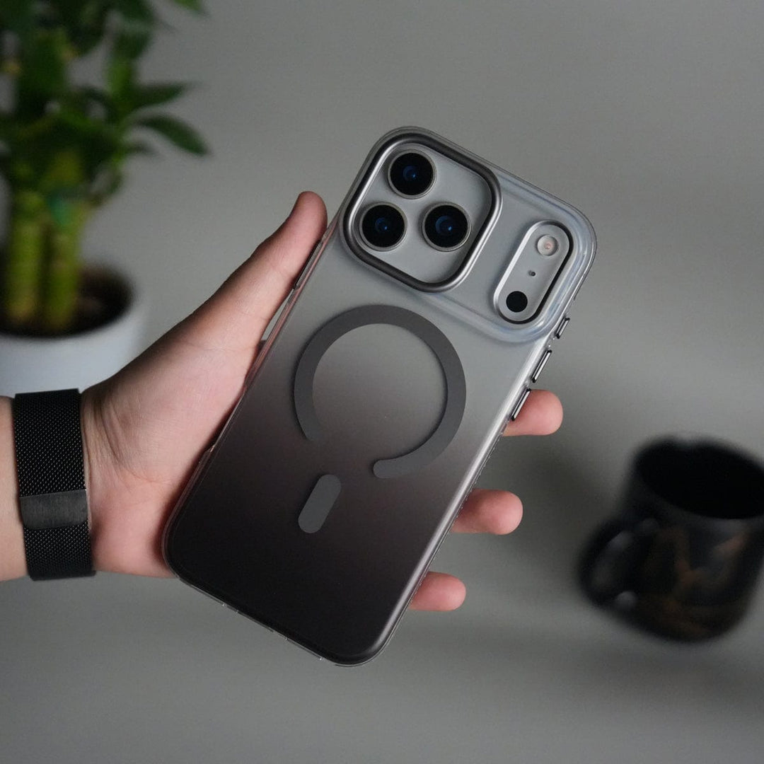 FRATO iPhone 17 Series Gray iPhone 17 Pro Max Dual Color Shade Smoke Matte MagSafe Case Cover