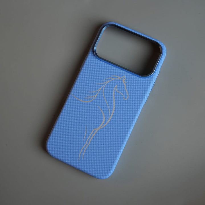 FRATO iPhone 17 Series Horse Line Art Magnetic Case for iPhone 17 Series | Textured Protective Cover