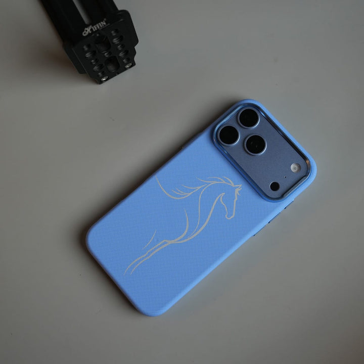 FRATO iPhone 17 Series Horse Line Art Magnetic Case for iPhone 17 Series | Textured Protective Cover