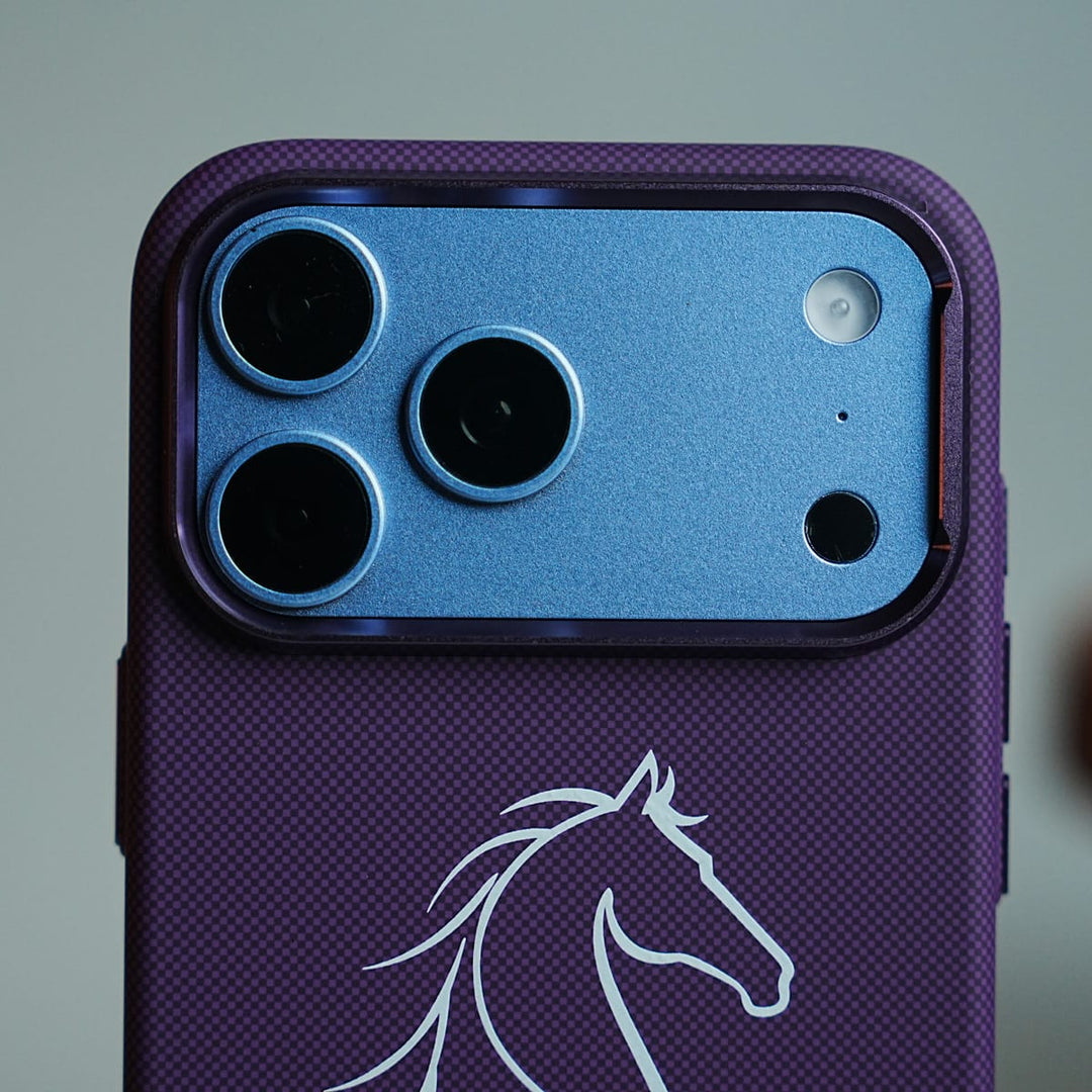 FRATO iPhone 17 Series Horse Line Art Magnetic Case for iPhone 17 Series | Textured Protective Cover