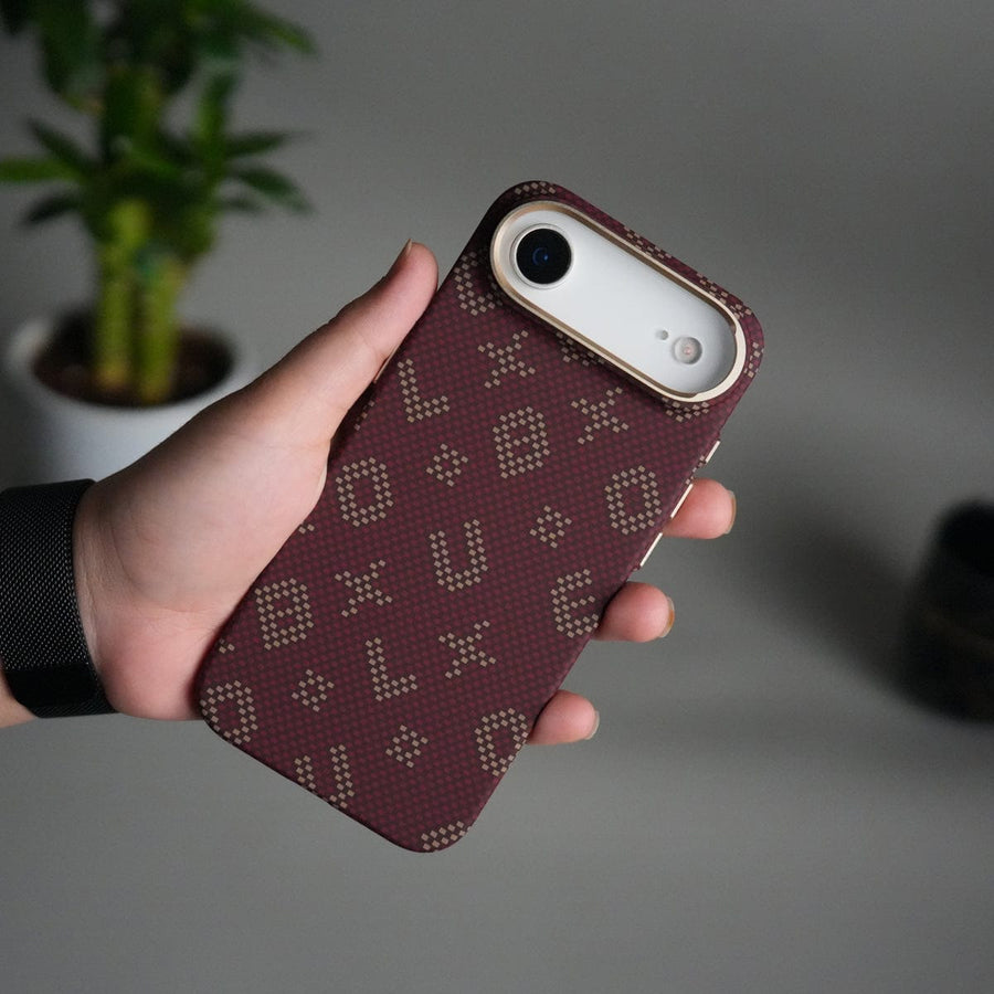 FRATO iPhone 17 Series iPhone 17 Air Aramid Fiber Case | Slim MagSafe Cover | Maroon