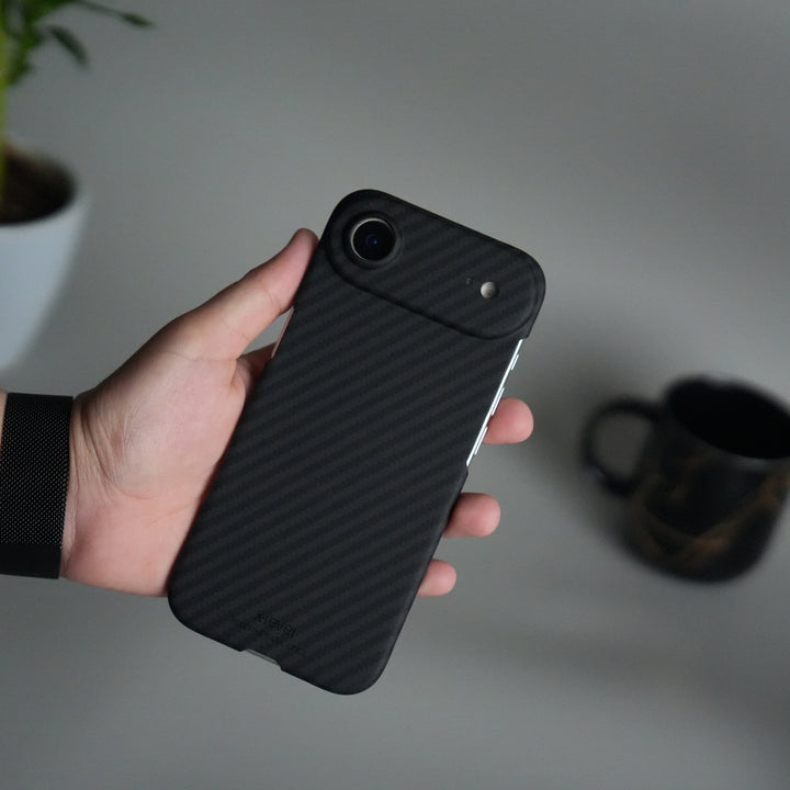 FRATO iPhone 17 Series iPhone 17 Air Carbon Fiber Slim Case | Ultra-Thin Magnetic Charging Ring Cover