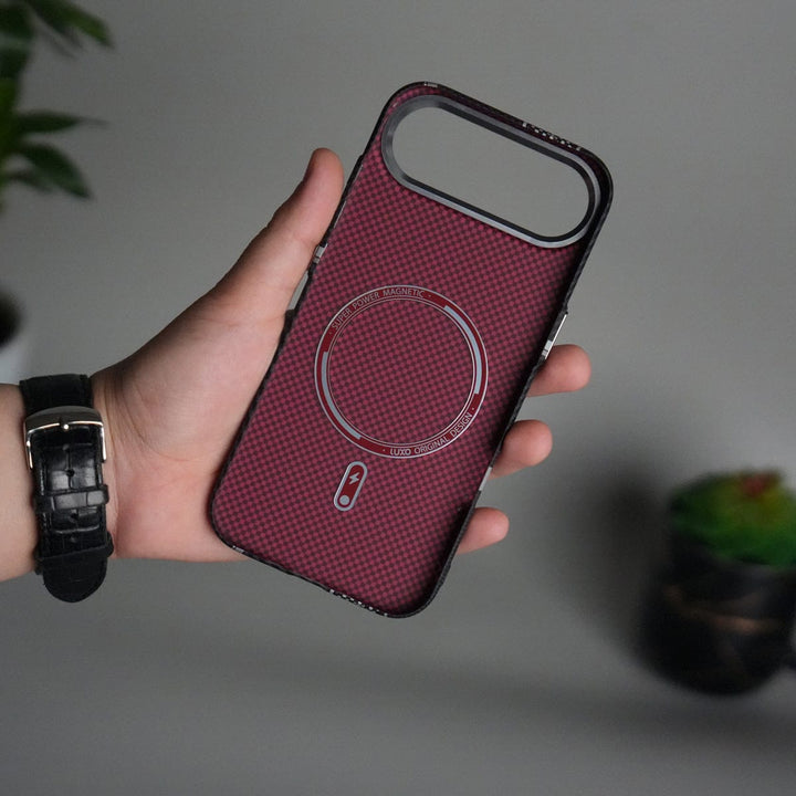 FRATO iPhone 17 Series iPhone 17 Air Carbon Fiber Texture Design Hard Pc MagSafe Case Cover MixLine