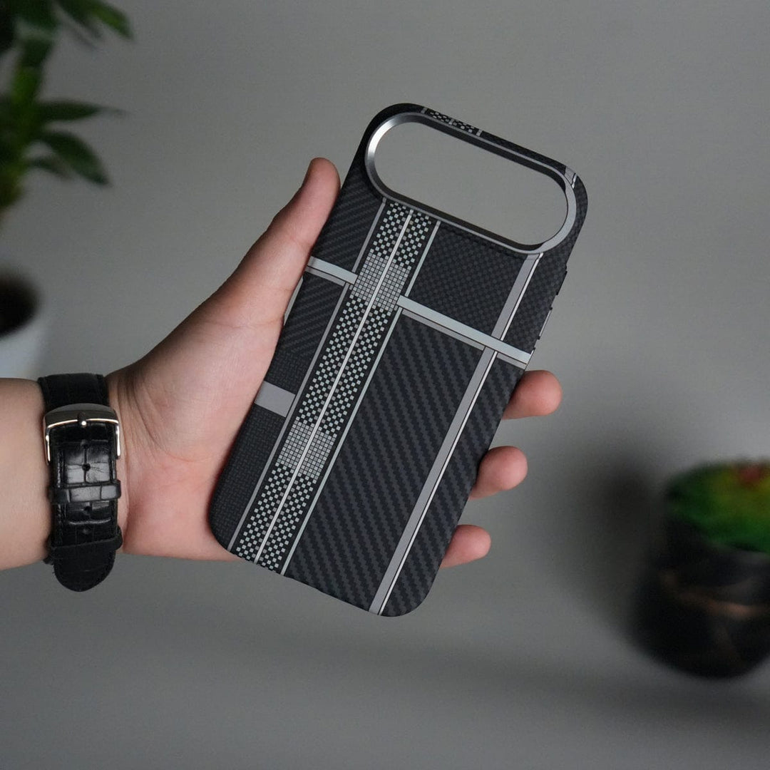 FRATO iPhone 17 Series iPhone 17 Air Carbon Fiber Texture Design Hard Pc MagSafe Case Cover MixLine