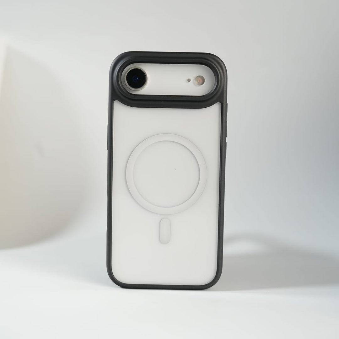 FRATO iPhone 17 Series iPhone 17 Air Clear Acrylic MagSafe Case with Soft Silicone Bumper | Transparent Shockproof Cover