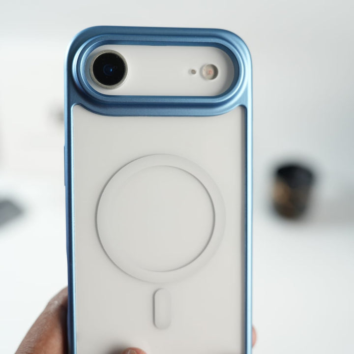 FRATO iPhone 17 Series iPhone 17 Air Clear Acrylic MagSafe Case with Soft Silicone Bumper | Transparent Shockproof Cover