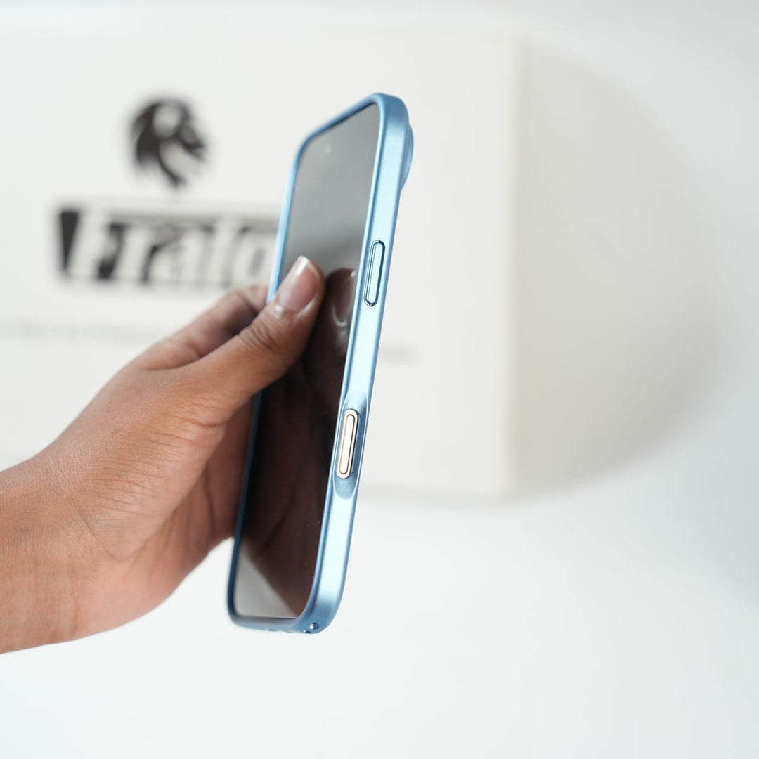 FRATO iPhone 17 Series iPhone 17 Air Clear Acrylic MagSafe Case with Soft Silicone Bumper | Transparent Shockproof Cover