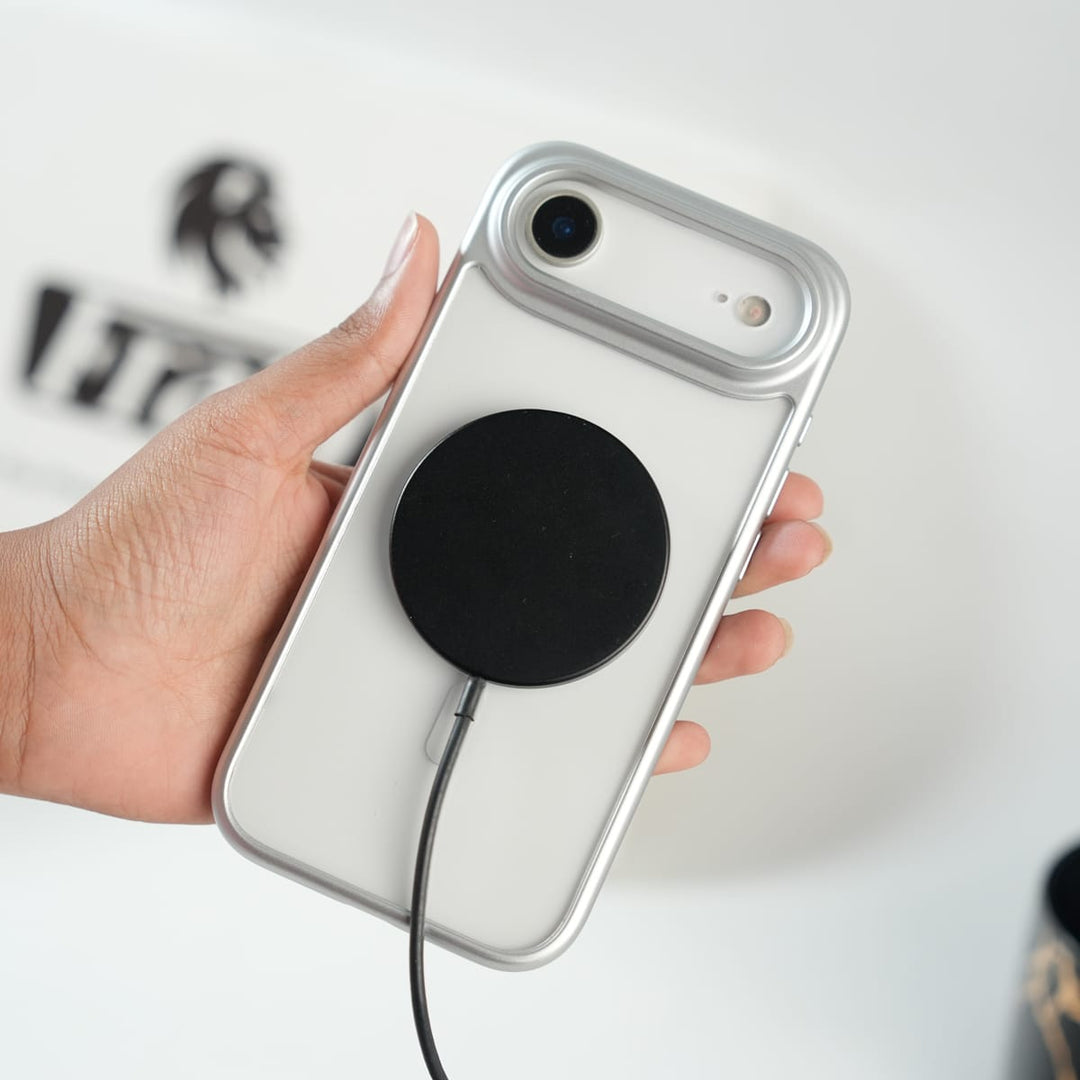 FRATO iPhone 17 Series iPhone 17 Air Clear Acrylic MagSafe Case with Soft Silicone Bumper | Transparent Shockproof Cover