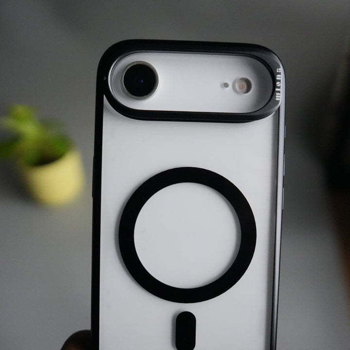 FRATO iPhone 17 Series iPhone 17 Air CrystalView MagSafe Case with Metal Camera Frame Kickstand Cover