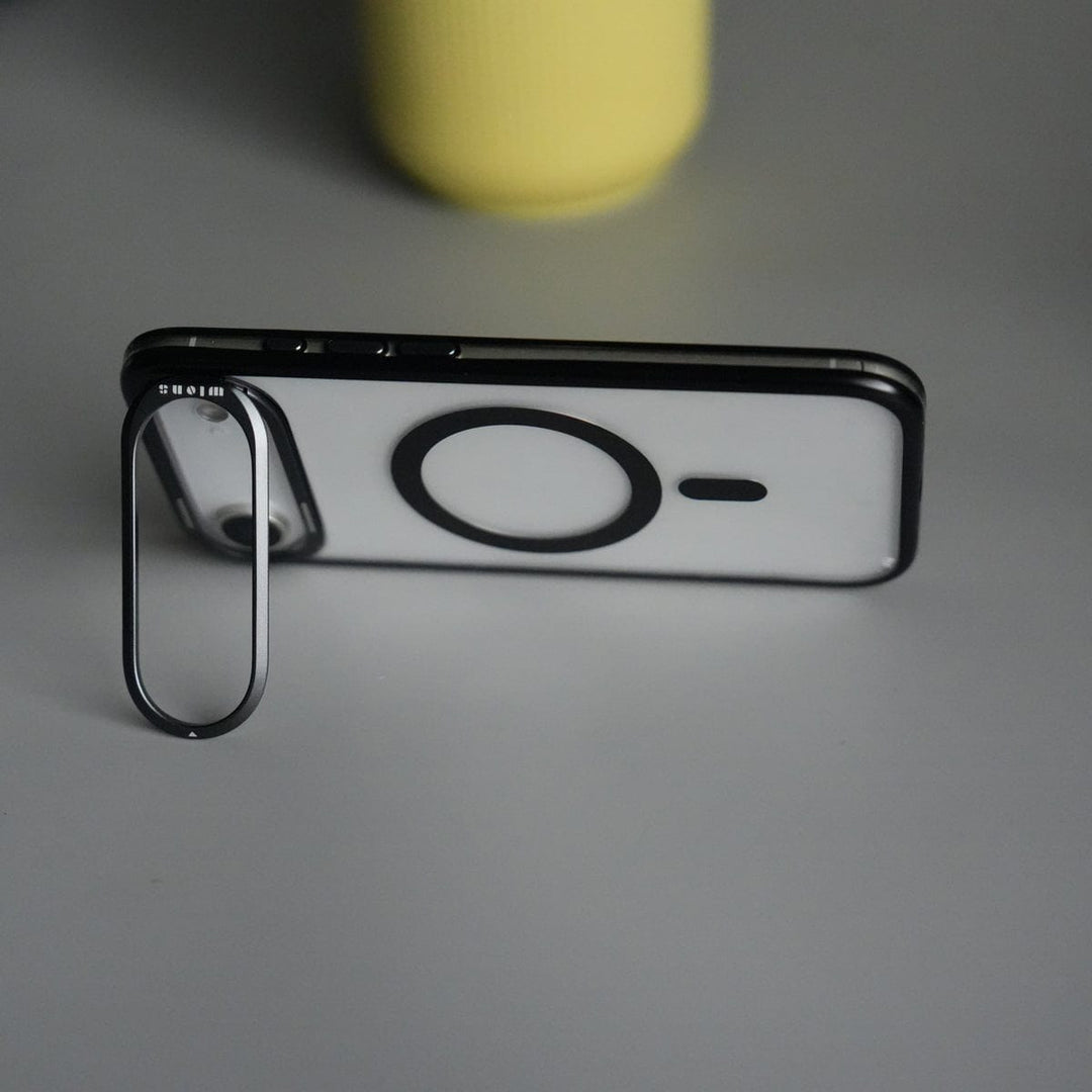 FRATO iPhone 17 Series iPhone 17 Air CrystalView MagSafe Case with Metal Camera Frame Kickstand Cover