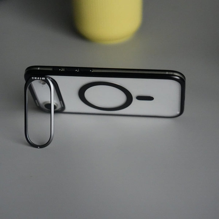 FRATO iPhone 17 Series iPhone 17 Air CrystalView MagSafe Case with Metal Camera Frame Kickstand Cover