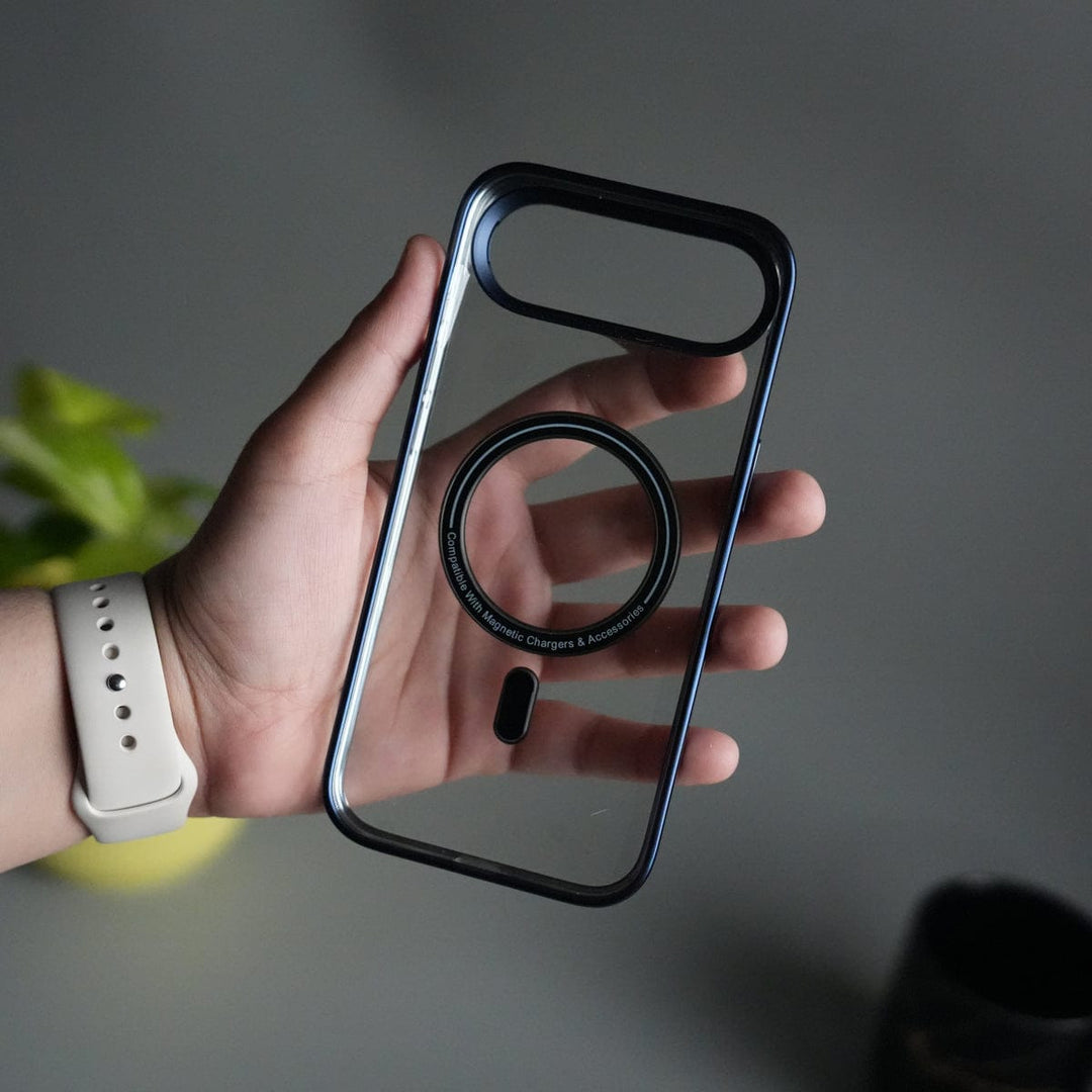 FRATO iPhone 17 Series iPhone 17 Air CrystalView MagSafe Case with Metal Camera Frame Kickstand Cover