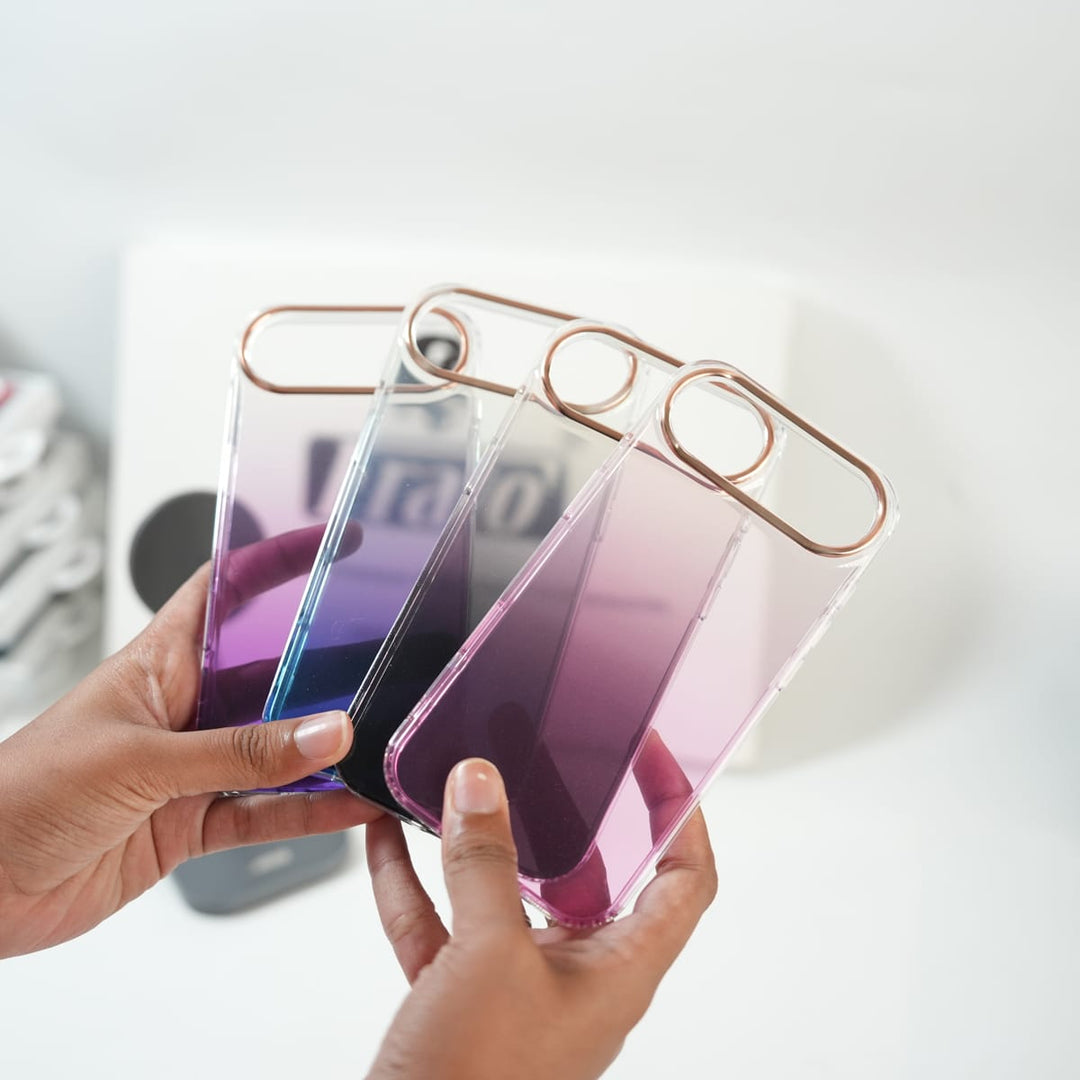 FRATO iPhone 17 Series iPhone 17 Air Dual Shade Aluminum Frame Case | Metal Camera Guard Protective Cover