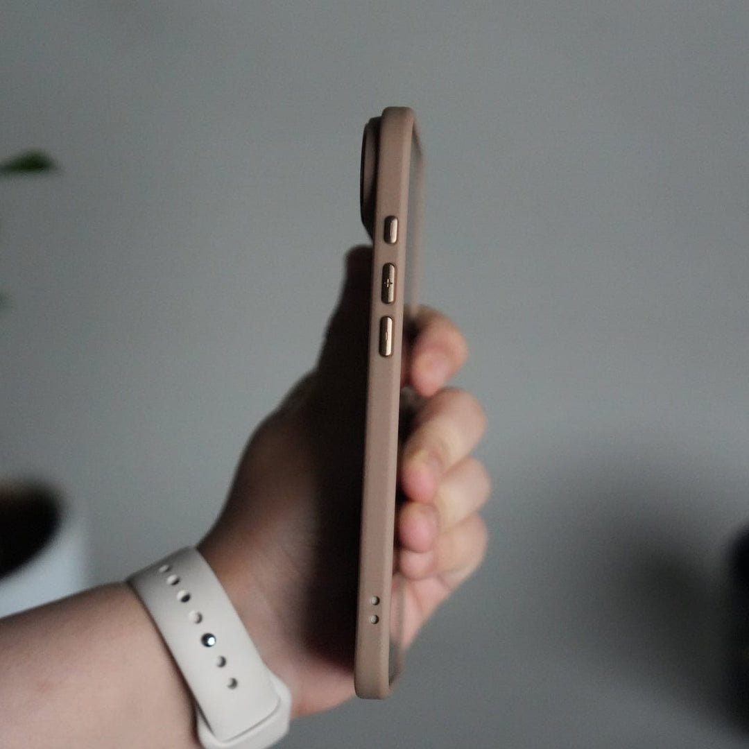 FRATO iPhone 17 Series iPhone 17 Air Frosted Case with Metal Camera Bump &amp; Metal Kickstand | Shockproof Matte Hybrid Cover