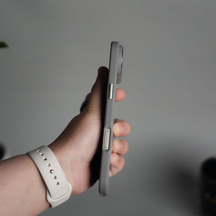 FRATO iPhone 17 Series iPhone 17 Air Frosted Case with Metal Camera Bump &amp; Metal Kickstand | Shockproof Matte Hybrid Cover
