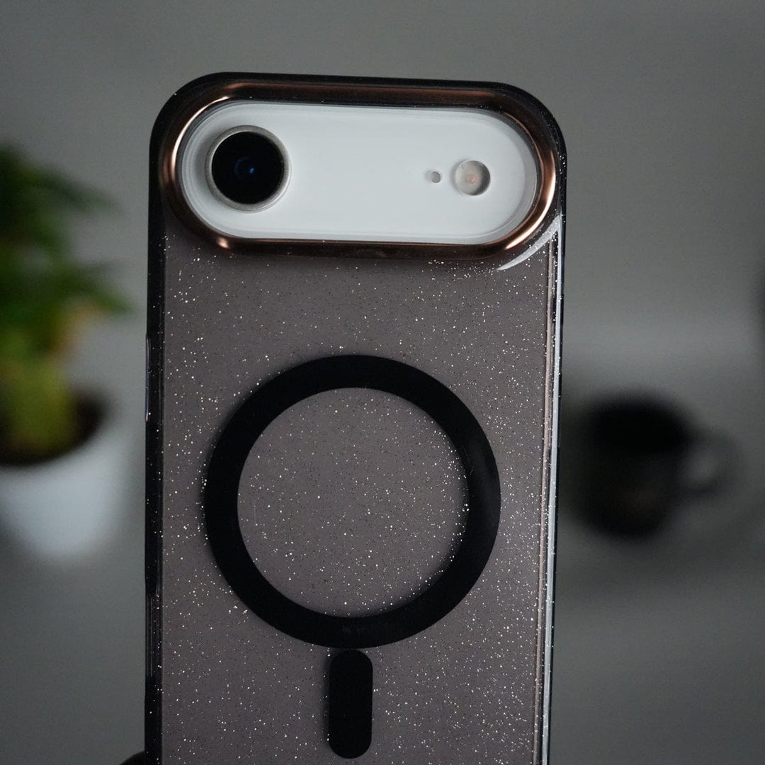 FRATO iPhone 17 Series iPhone 17 Air Hard Crystal Transparent MagSafe Case | Anti-Yellow Clear Back Cover with Metal Camera Bump