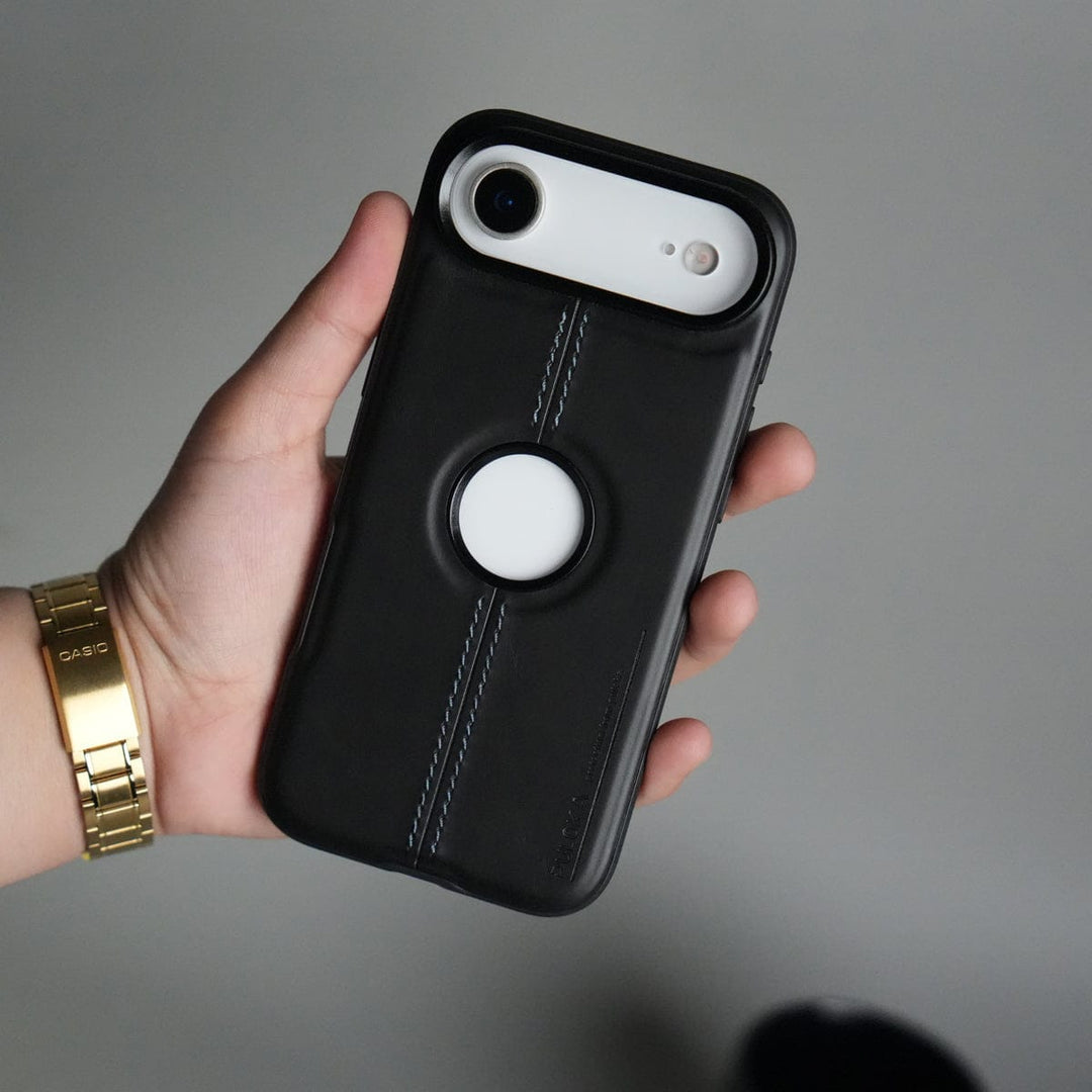 FRATO iPhone 17 Series iPhone 17 Air Leather Case | Classic Middle Stitched PU Back Cover