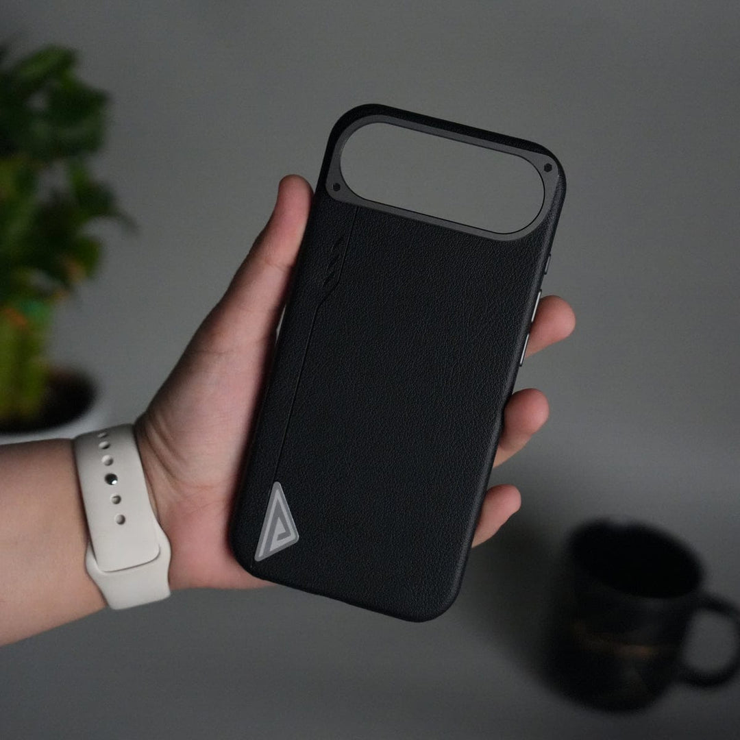 FRATO iPhone 17 Series iPhone 17 Air Leather Texture MagSafe PVC NUIU Case With Metal Camera Bump