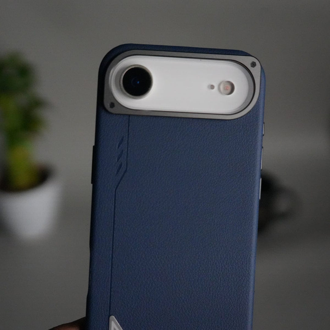 FRATO iPhone 17 Series iPhone 17 Air Leather Texture MagSafe PVC NUIU Case With Metal Camera Bump