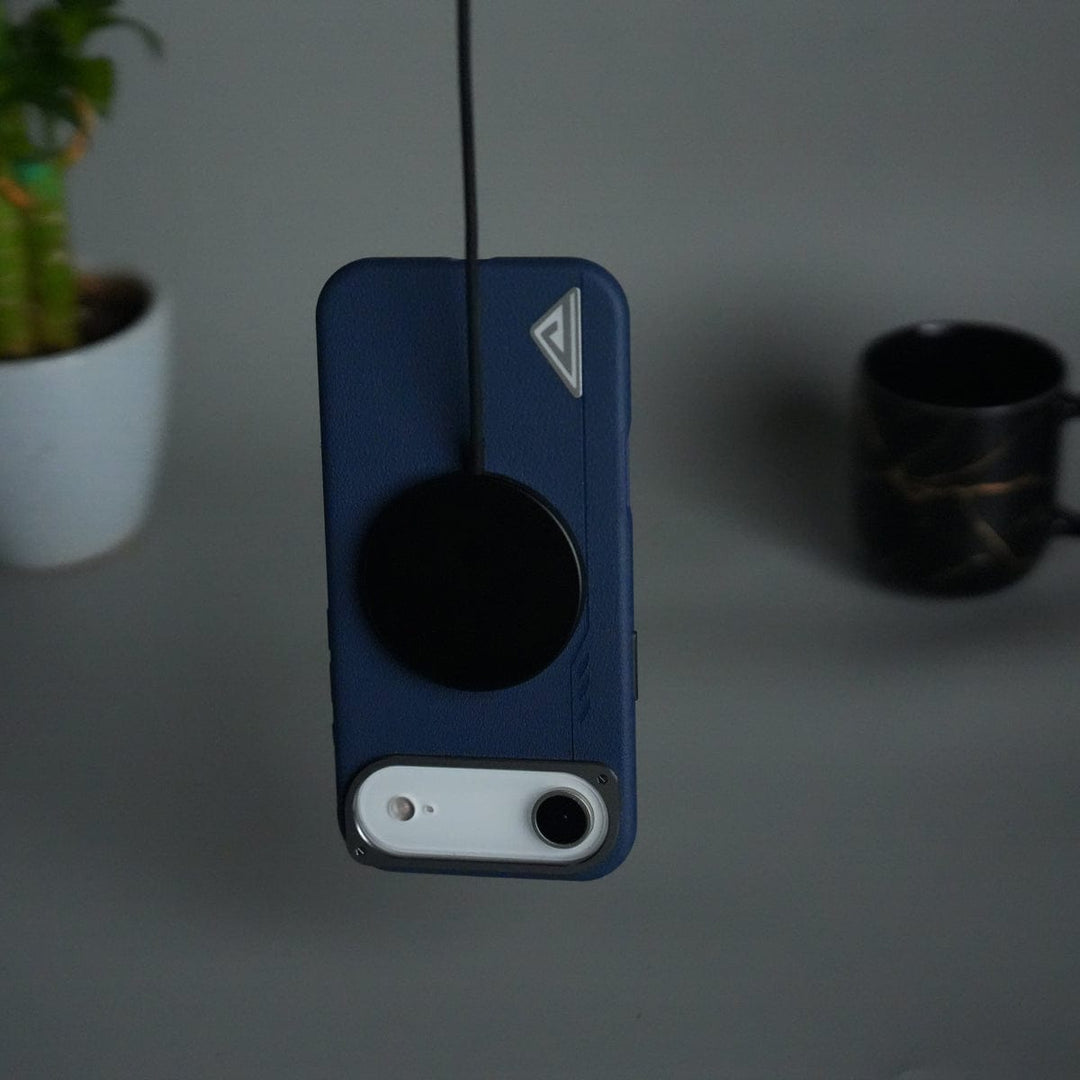 FRATO iPhone 17 Series iPhone 17 Air Leather Texture MagSafe PVC NUIU Case With Metal Camera Bump