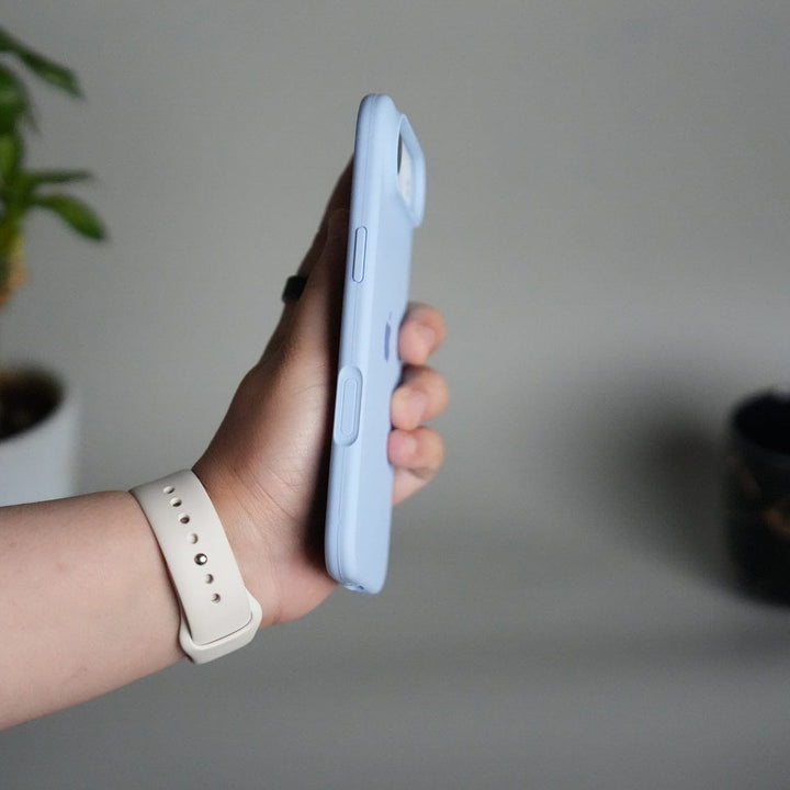 FRATO iPhone 17 Series iPhone 17 Air Liquid Silicone Case Cover (Baby Blue)