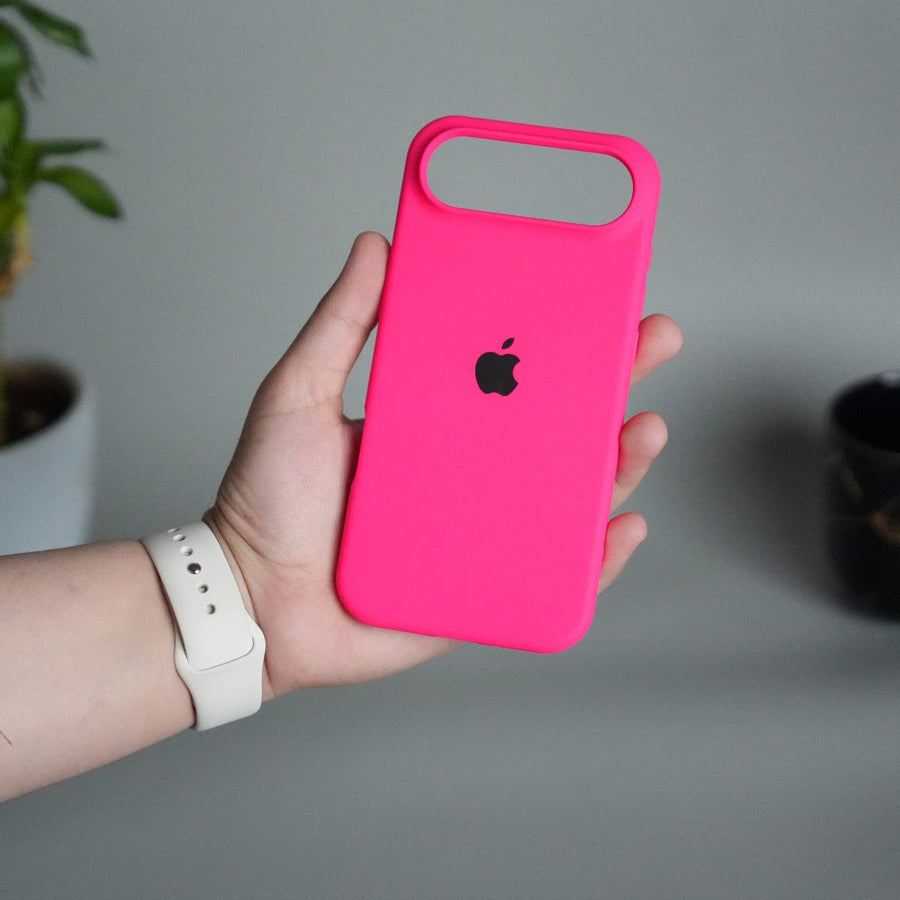FRATO iPhone 17 Series iPhone 17 Air Liquid Silicone Case Cover (Neon Pink)