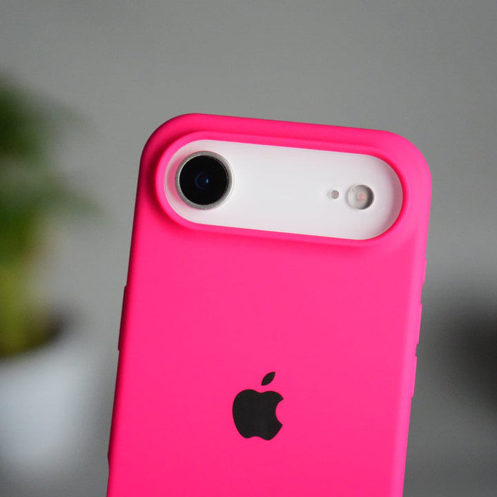 FRATO iPhone 17 Series iPhone 17 Air Liquid Silicone Case Cover (Neon Pink)