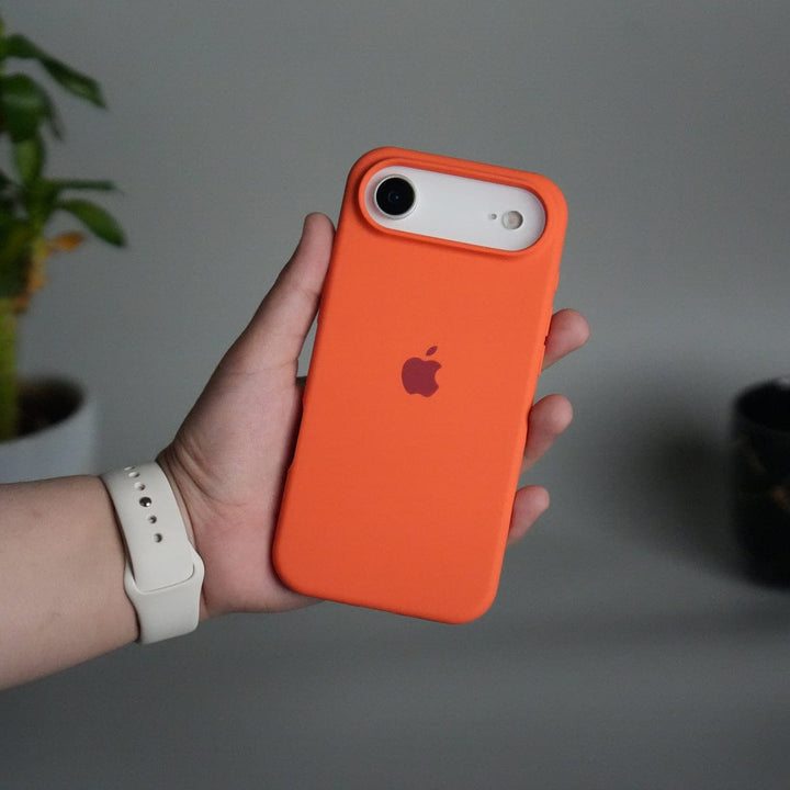 FRATO iPhone 17 Series iPhone 17 Air Liquid Silicone Case Cover (Orange)