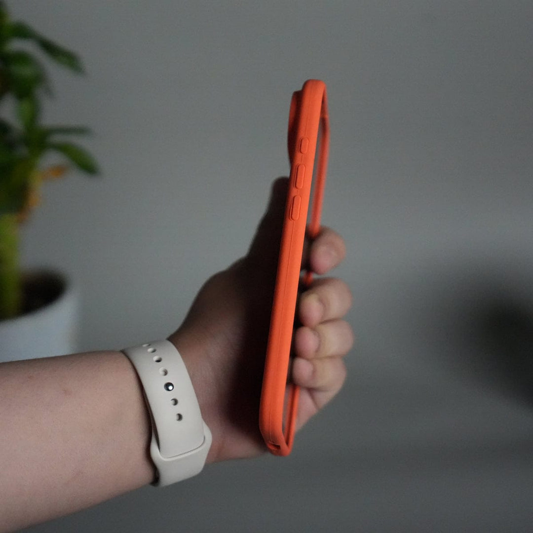 FRATO iPhone 17 Series iPhone 17 Air Liquid Silicone Case Cover (Orange)