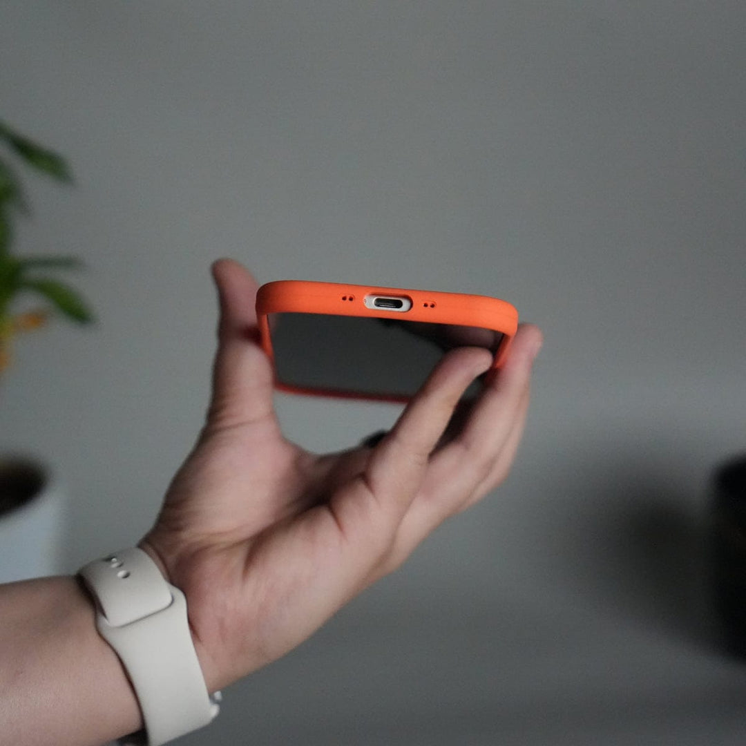 FRATO iPhone 17 Series iPhone 17 Air Liquid Silicone Case Cover (Orange)