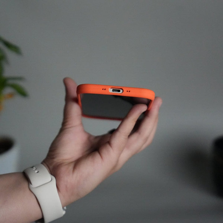 FRATO iPhone 17 Series iPhone 17 Air Liquid Silicone Case Cover (Orange)