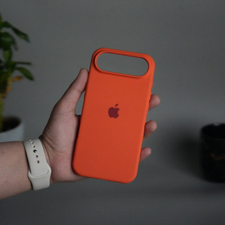 FRATO iPhone 17 Series iPhone 17 Air Liquid Silicone Case Cover (Orange)