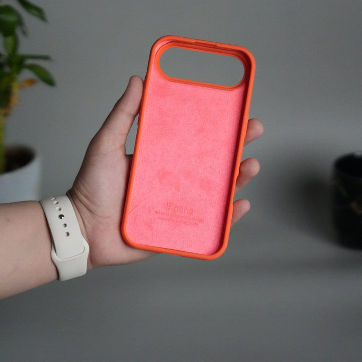 FRATO iPhone 17 Series iPhone 17 Air Liquid Silicone Case Cover (Orange)