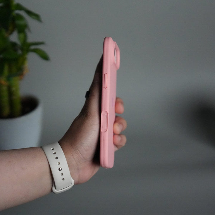FRATO iPhone 17 Series iPhone 17 Air Liquid Silicone Case Cover (Pastel Pink)