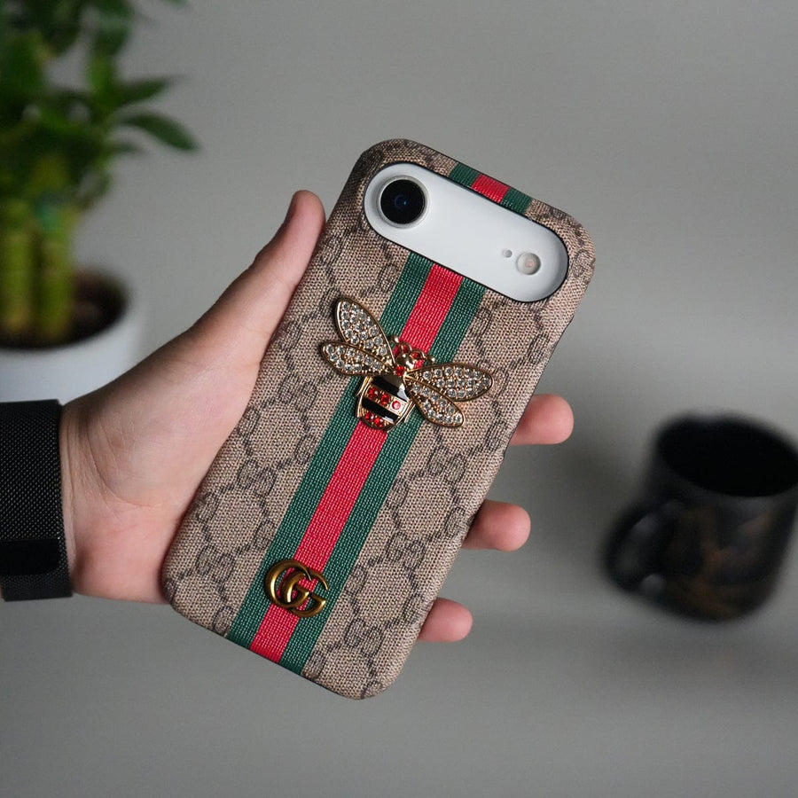 FRATO iPhone 17 Series iPhone 17 Air Luxury 3D BEE Stripe Design Case Cover