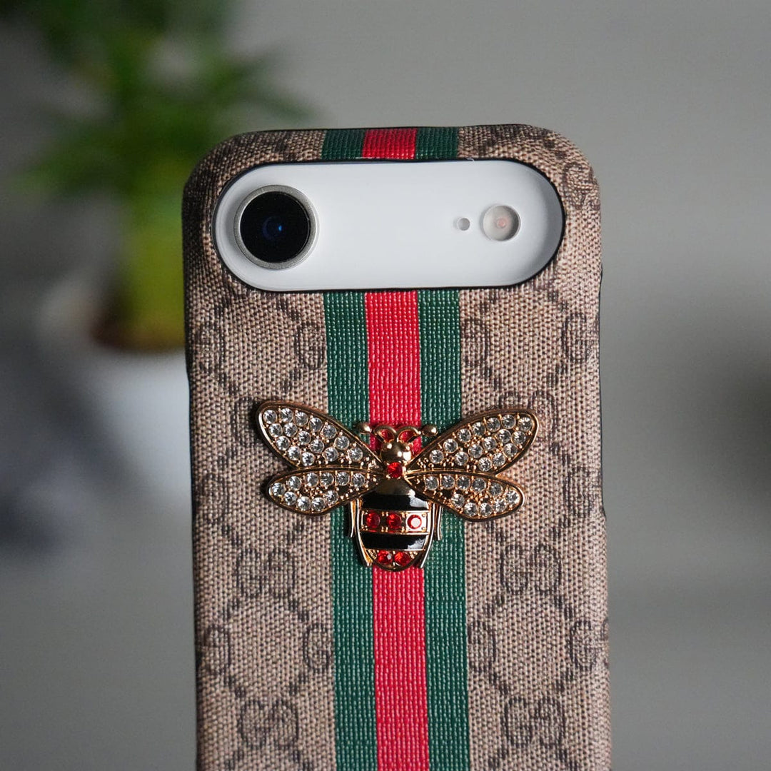 FRATO iPhone 17 Series iPhone 17 Air Luxury 3D BEE Stripe Design Case Cover