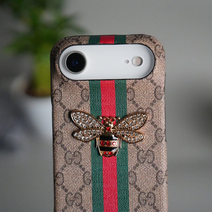 FRATO iPhone 17 Series iPhone 17 Air Luxury 3D BEE Stripe Design Case Cover