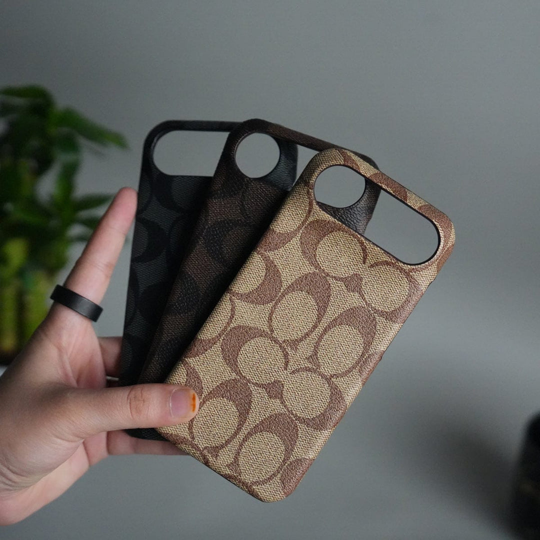 FRATO iPhone 17 Series iPhone 17 Air Luxury CC Brand PU Leather Design Case Cover
