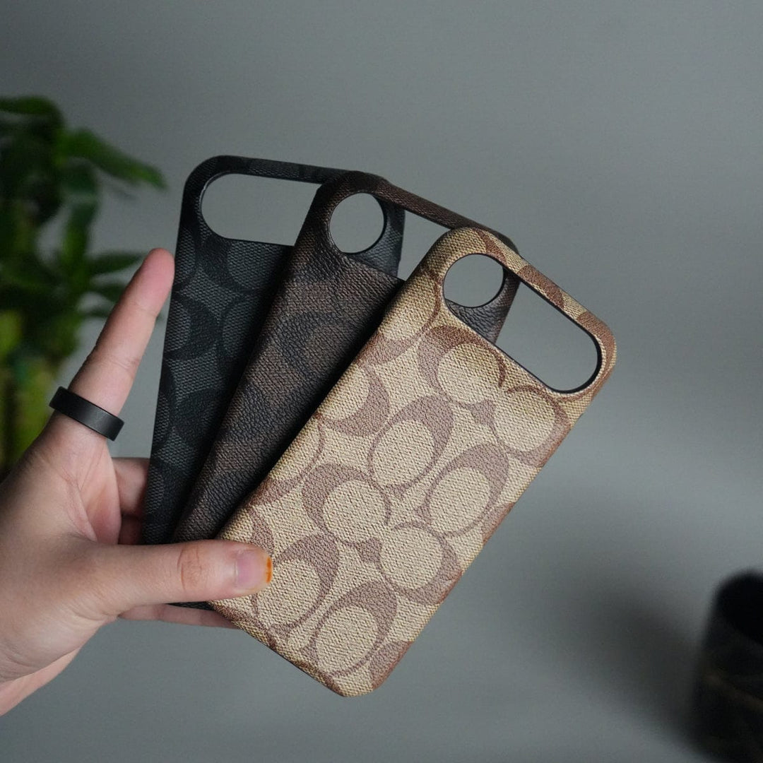 FRATO iPhone 17 Series iPhone 17 Air Luxury CC Brand PU Leather Design Case Cover