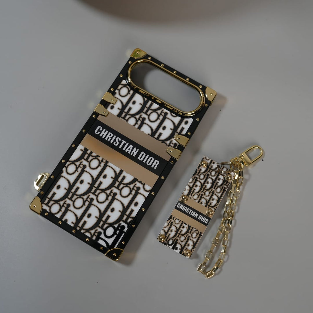 FRATO iPhone 17 Series iPhone 17 Air Luxury CD Trunk Case Cover With Chain