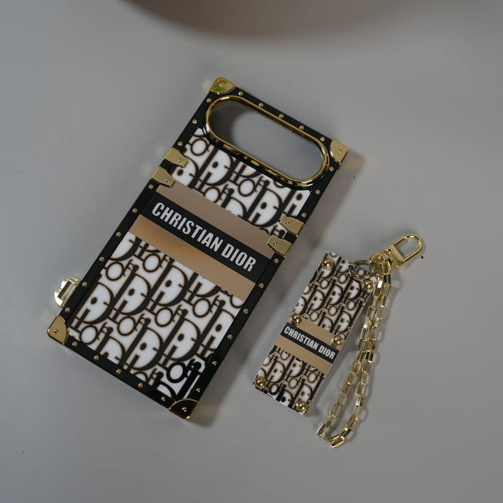 FRATO iPhone 17 Series iPhone 17 Air Luxury CD Trunk Case Cover With Chain