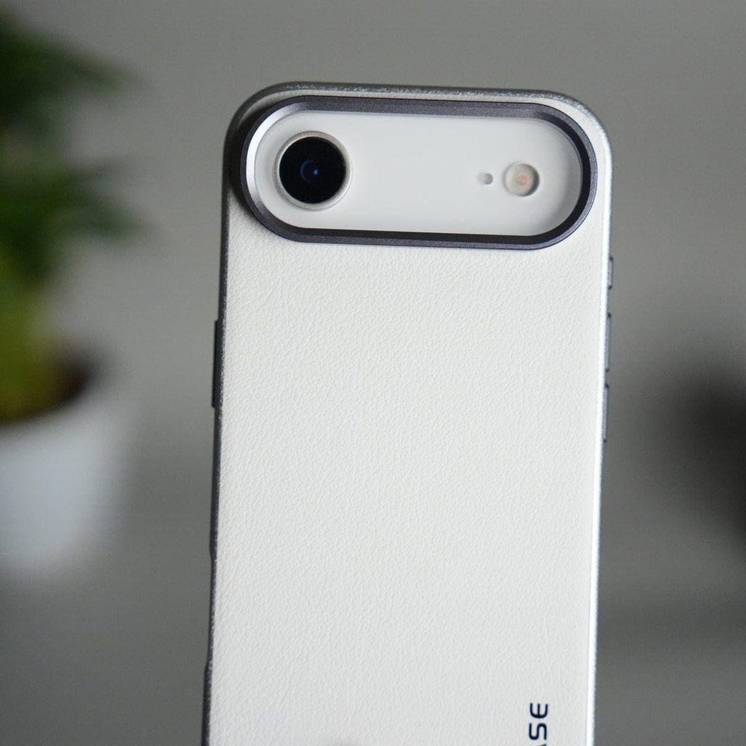 FRATO iPhone 17 Series iPhone 17 Air Luxury Leather Matte Case | Slim Protective Metal Frame Back Cover