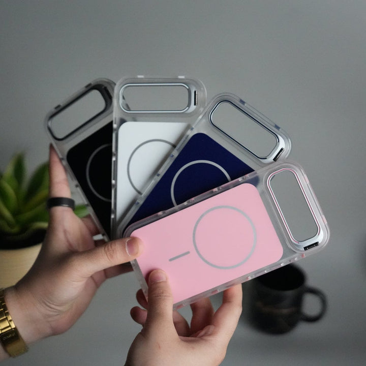 FRATO iPhone 17 Series iPhone 17 Air MagSafe Case with Metal Camera Stand | Slim &amp; Shockproof Protection