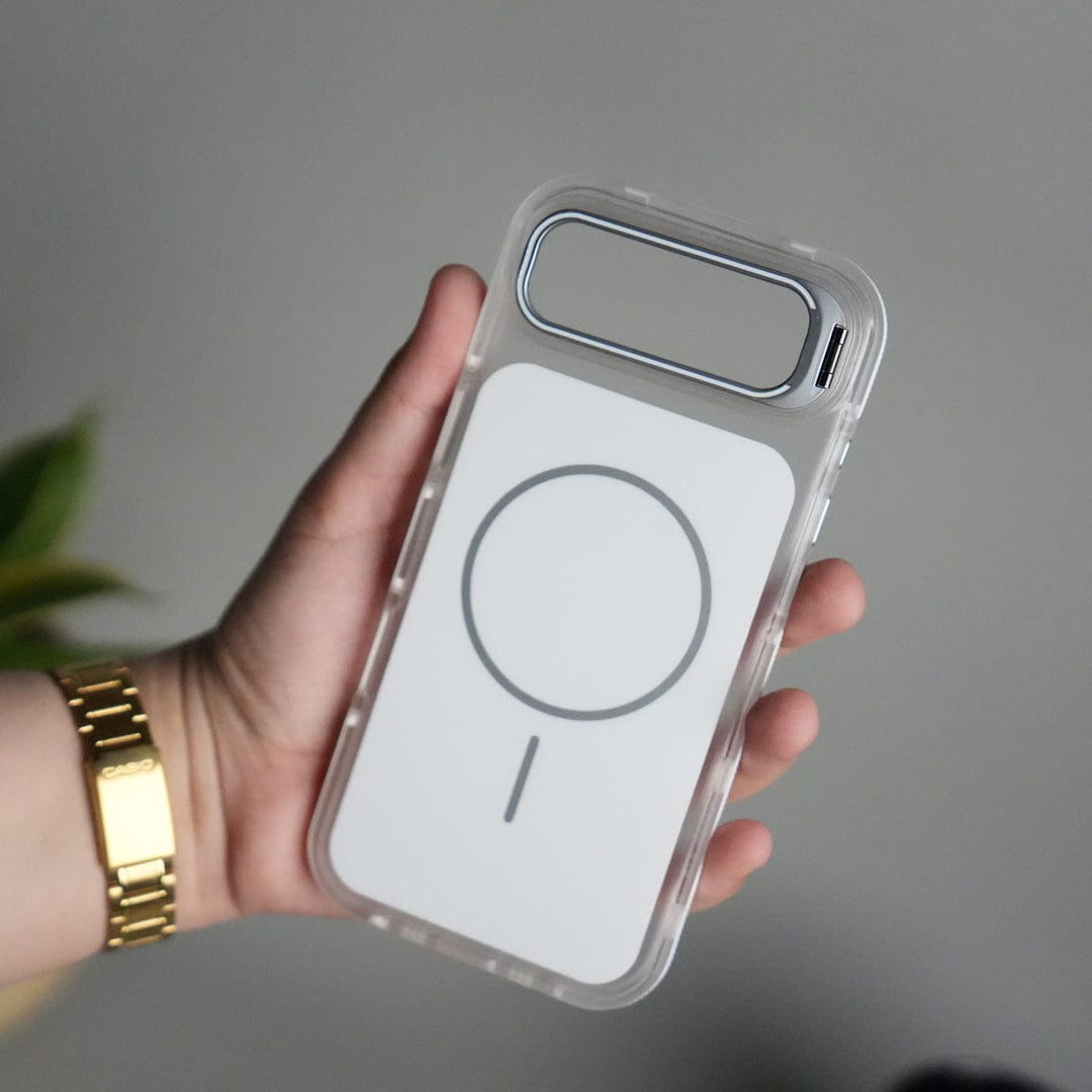 FRATO iPhone 17 Series iPhone 17 Air MagSafe Case with Metal Camera Stand | Slim &amp; Shockproof Protection
