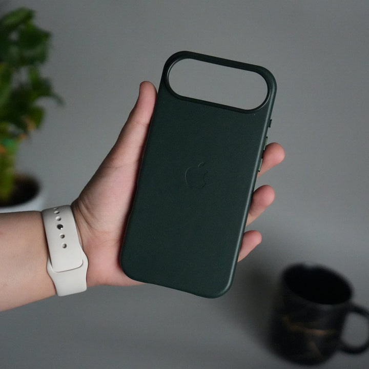 FRATO iPhone 17 Series iPhone 17 Air MagSafe PU Leather Back Cover | Premium PU Leather | Slim &amp; Elegant Hard Case
