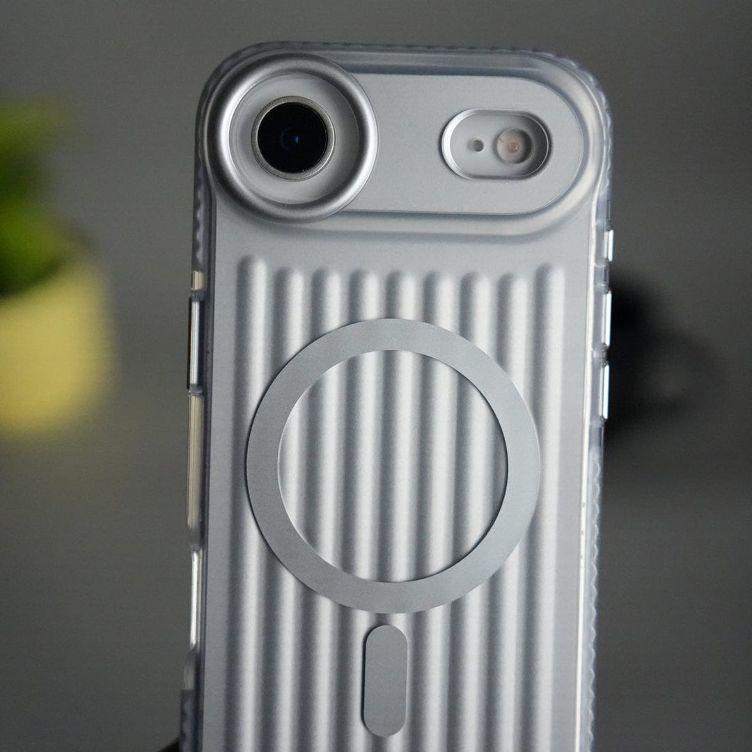 FRATO iPhone 17 Series iPhone 17 Air MagSafe Suitcase Design Case | Shockproof Ribbed Texture Back Cover