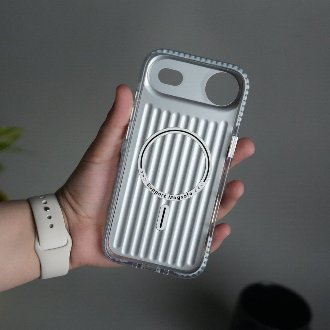 FRATO iPhone 17 Series iPhone 17 Air MagSafe Suitcase Design Case | Shockproof Ribbed Texture Back Cover
