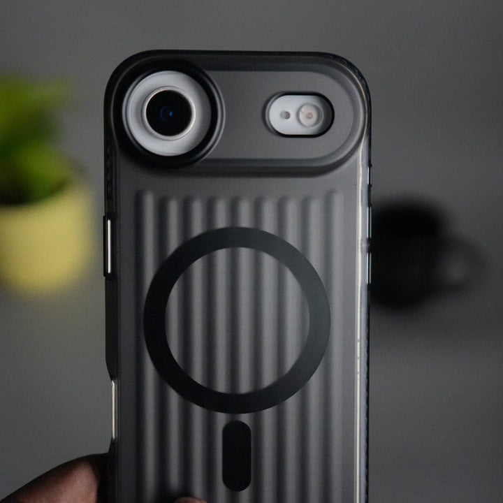 FRATO iPhone 17 Series iPhone 17 Air MagSafe Suitcase Design Case | Shockproof Ribbed Texture Back Cover