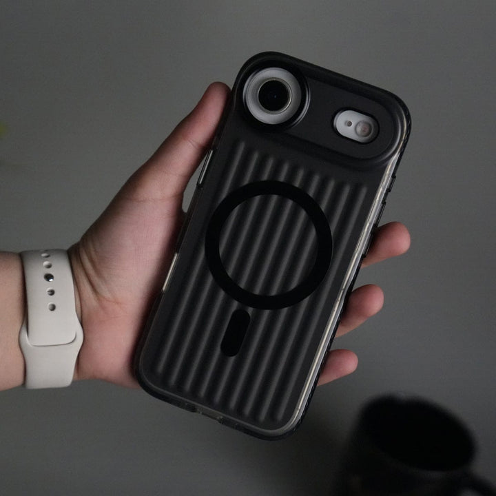 FRATO iPhone 17 Series iPhone 17 Air MagSafe Suitcase Design Case | Shockproof Ribbed Texture Back Cover