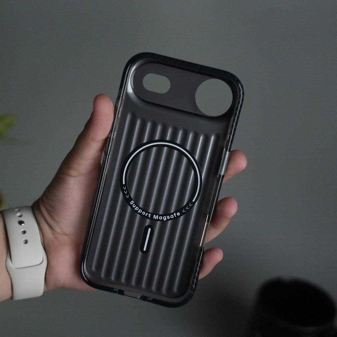 FRATO iPhone 17 Series iPhone 17 Air MagSafe Suitcase Design Case | Shockproof Ribbed Texture Back Cover